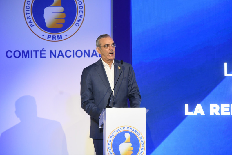 PRM designó organización política, fue elegido Luis Abinader como presidente para el periodo 2026-2030