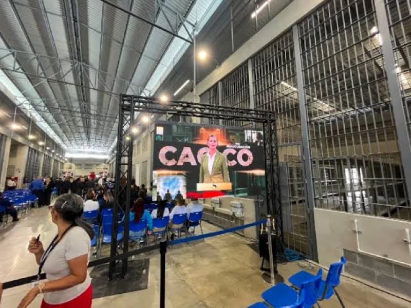 Costa Rica inaugura una megacárcel inspirada en el modelo Bukele y que aspira a ser un referente en seguridad